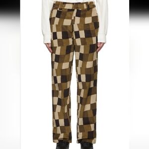 Stussy Women's Brown Wobbly Patchwork Corduroy Jeans Size 3